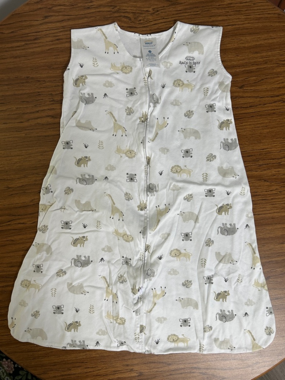 Baby Sleep Sack with Safari Animals
